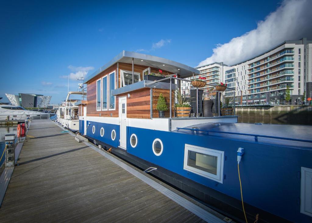Barge At Titanic (Belfast)