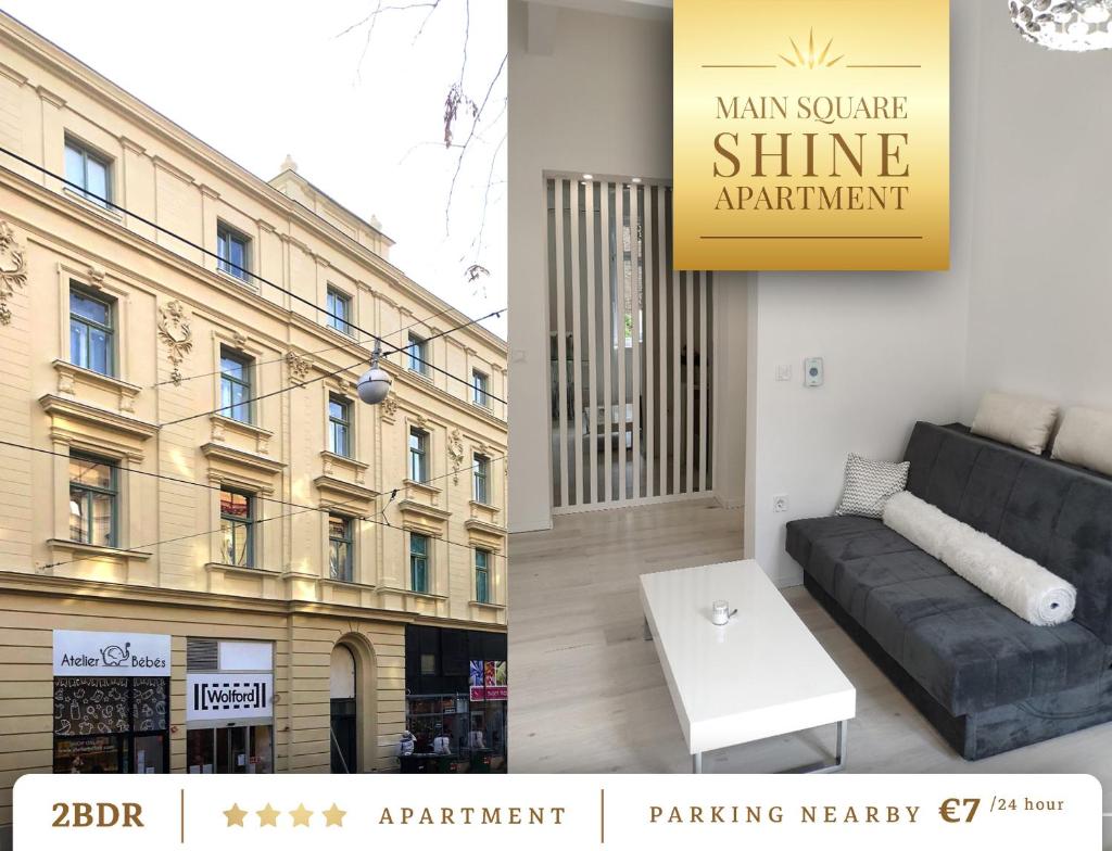 ShineApartment-right on the Main Square 2BDR New Historic Property